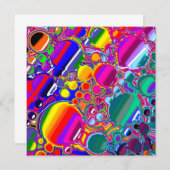 Rainbow Blast Abstrakte Kunst (Vorne/Hinten)