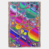 Rainbow Blast Abstrakte Kunst Decke (Vorderseite Vertikal)