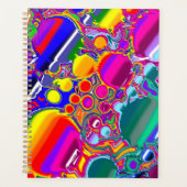 Rainbow Blast Abstrakte Kunst Planer (Vorderseite)