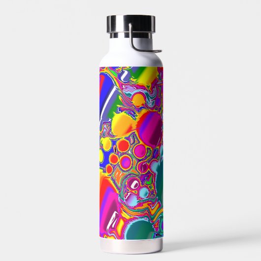 Rainbow Blast Abstrakte Kunst Trinkflasche (Links)