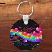 Rainbow Blast Schlüsselanhänger (Vorderseite)