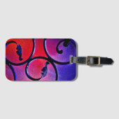 Rainbow-Blätter Gepäckanhänger (Vorderseite (Horizontal))