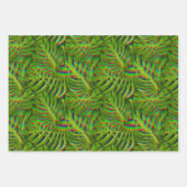 Rainbow-Blätter Geschenkpapier Set (Vorderseite 2)