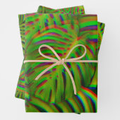 Rainbow-Blätter Geschenkpapier Set (Beispiel)