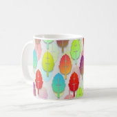 Rainbow-Blätter Kaffeetasse (Vorderseite Links)