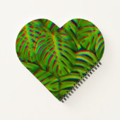 Rainbow-Blätter Notizblock (Rückseite)