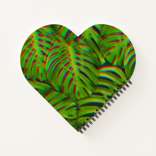 Rainbow-Blätter Notizblock (Rückseite)