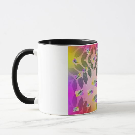 RAINBOW-BLÄTTER TASSE (Links)