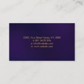 Rainbow-Blätter Tree of life Business Card Visitenkarte (Rückseite)