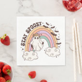 Rainbow Bleibe Spooky Serviette (Beispiel)