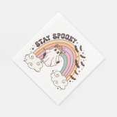Rainbow Bleibe Spooky Serviette (Ecke)