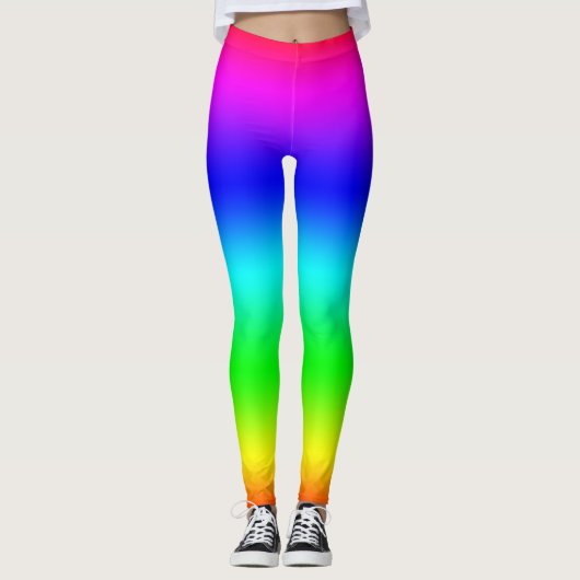 Rainbow Blend Hippy-Leggings Leggings (Vorderseite)