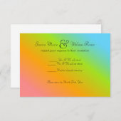 Rainbow Blend - UAWG RSVP Karte (Vorne/Hinten)