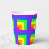 Rainbow Block Party Cups - Set 3 Pappbecher (Links)
