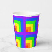 Rainbow Block Party Cups - Set 3 Pappbecher (Rechts)