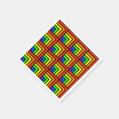 Rainbow Blocks Napkins Serviette (Ecke)