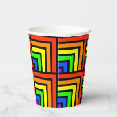 Rainbow Blocks Party Cups - Set 1 Pappbecher (Rechts)