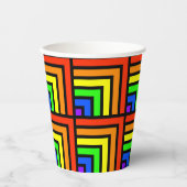Rainbow Blocks Party Cups - Set 1 Pappbecher (Vorderseite)