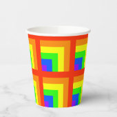 Rainbow Blocks Party Cups - Set 2 Pappbecher (Links)