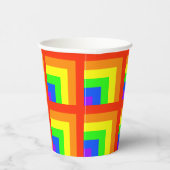 Rainbow Blocks Party Cups - Set 2 Pappbecher (Rechts)