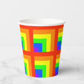 Rainbow Blocks Party Cups - Set 2 Pappbecher (Vorderseite)