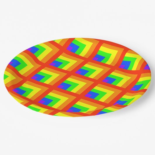 Rainbow Blocks Party Teller - Set 2 (Schrägansicht)