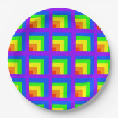 Rainbow Blocks Party Teller - Set 3 (Vorderseite)