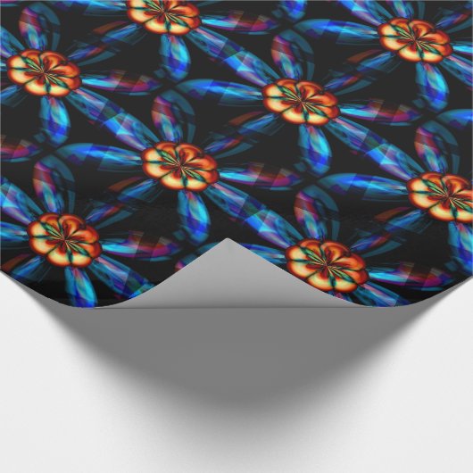 Rainbow Bloom Geschenkpapier (Ecke)