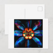 Rainbow Bloom Postkarte (Vorne/Hinten)