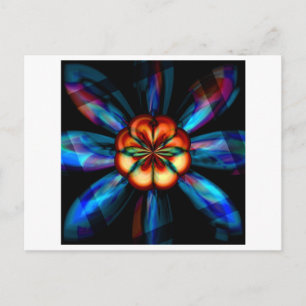 Rainbow Bloom Postkarte