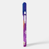 Rainbow Bloom Swirl Phone Case (Rückseite / Links)