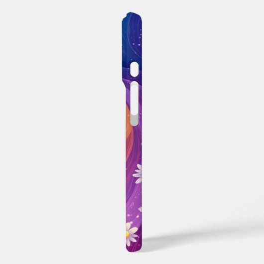 Rainbow Bloom Swirl Phone Case (Rückseite / Links)