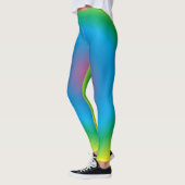 Rainbow Blue Green Yellow Ccolor Leggings (Links)