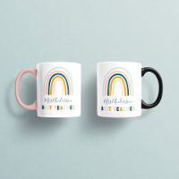 Rainbow blue personalisiert best lehrer
