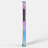 Rainbow Blue und Pink Bokeh Samsung Galaxy Hülle (Rechte Seite)