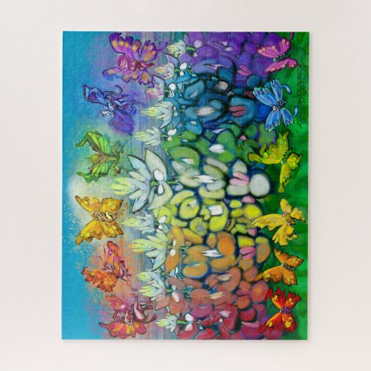 Rainbow Bluebonnets Jigsaw Puzzle (Vertikal)