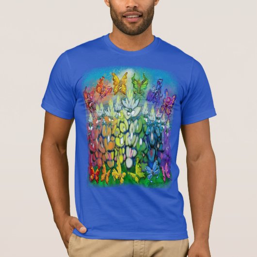 Rainbow Bluebonnets T - Shirt (Vorderseite)