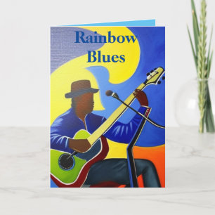 Rainbow Blues Dankeskarte