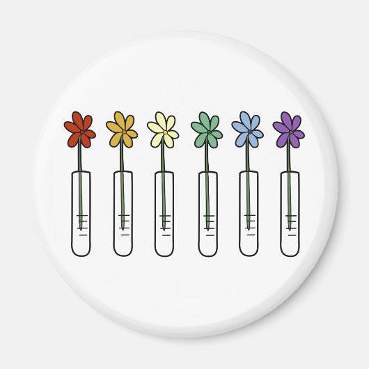 Rainbow Blume and Beaker Scientist Magnet (Vorne)