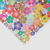 Rainbow-Blume blüht Gewebepapier Seidenpapier (Ausschnitt)