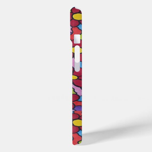 Rainbow-Blume Case-Mate iPhone Hülle (Rückseite / Links)