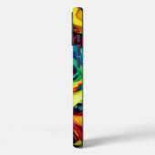 Rainbow-Blume Case-Mate iPhone Hülle (Rückseite / Links)