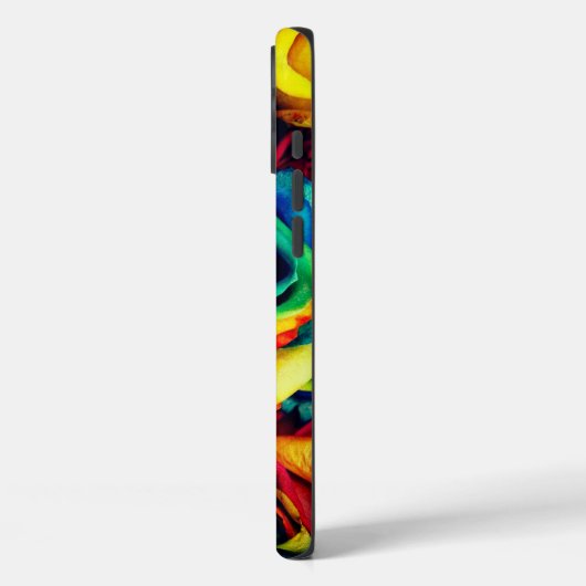 Rainbow-Blume Case-Mate iPhone Hülle (Rückseite / Links)
