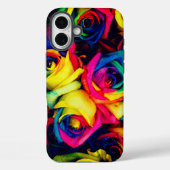 Rainbow-Blume Case-Mate iPhone Hülle (Rückseite)