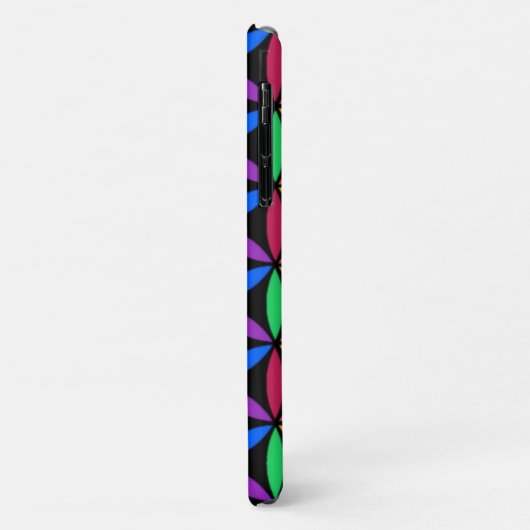 Rainbow-Blume des Lebensmusters Case-Mate iPhone Hülle (Hinten/Links)
