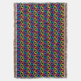 Rainbow-Blume des Lebensmusters Decke