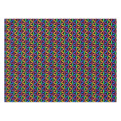 Rainbow-Blume des Lebensmusters Tischdecke (Vorderseite (Horizontal))