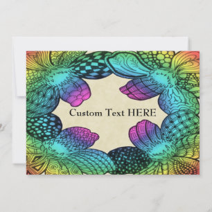 Rainbow Blume Doodle