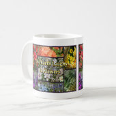 Rainbow Blume - Earth Laughs von Emerson Kaffeetasse (Vorderseite Links)