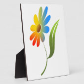 RAINBOW-BLUME FOTOPLATTE (Seite)